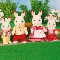 Sylvanian Families: Chocolate Rabbit Family SF4150
