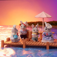 Sylvanian Families Sea Breaze Rabbit Family 