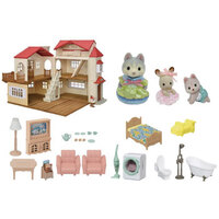 Sylvanian Families Red Roof Country Home & Secret Attic Gift Set