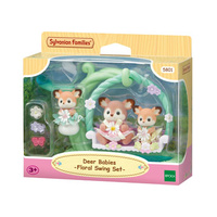 Sylvanian Families Deer Babies Floral Swing