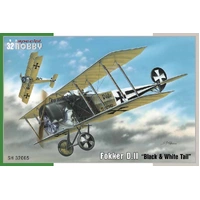 Special Hobby 1/32 Fokker D.II Black & White Tail Plastic Model Kit