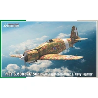 Special Hobby 1/32 Fiat G.50bis/G.50bis/N 'Fighter-Bomber & Navy Fighter' Plastic Model Kit