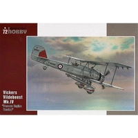 Special Hobby 1/72 Vickers Vildebeest Mk.IV Perseus Engine Version Plastic Model Kit