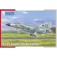 Special Hobby 1/72 AJ-37 Viggen Strike Fighter Plastic Model Kit