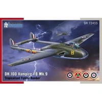 Special Hobby 1/72 DH.100 Vampire FB.Mk.9 Tropicalised Fighter-Bomber Plastic Model Kit