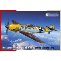 Special Hobby 1/72 Messerschmitt Bf 109E-7Trop 'Braving Sand and Snow' Plastic Model Kit