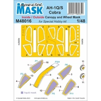 Special Hobby 1/48 AH-1Q/S Cobra Inside/Outside MASK