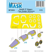 Special Hobby 1/72 SAAB 37 Viggen Two Seater Mask