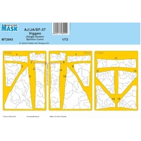 Special Hobby 1/72  AJ/JA/SF-37 Viggen (Single Seater) Splinter Camo MASK