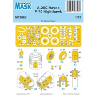 Special Hobby 1/72 A-20C Havoc / P-70 Nighthawk MASK