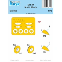 Special Hobby 1/72 DH.94 Moth Minor MASK