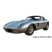 Shelby 1/18 Silver 1965 Shelby Cobra Daytona Coupe