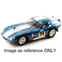 Shelby 1/18 #98 Dirty Version Shelby Cobra Daytona Coupe Blue/White Diecast Car