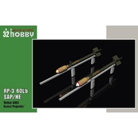 Special Hobby 1/32 RP-3 British WWII Rockets for Hawker Typhoon Plastic Model Kit