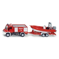 Siku - 1/87 Unimog Fire Engine with Boat [SI1636]