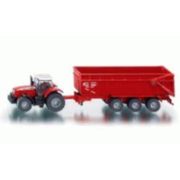Siku - 1/87 Massey Fergson Tractor with Trailer [SI1844]