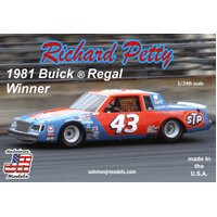 [Scratch and Dent] Salvinos J R 1/25 Richard Petty #43 Buick Regal 1981 Winner Plastic Model Kit