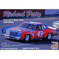 Salvinos J R 1/25 Richard Petty #43 Chevrolet Monte Carlo 1980 Winner Plastic Model Kit