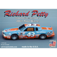 Salvinos J R 1/24 Richard Petty 1984 Pontiac Grand Prix 200 Race Winner Plastic Model Kit