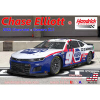 Salvinos J R 1/24 Hendrick Motorsports Chase Elliott 2022 Camaro- Patriotic Plastic Model Kit