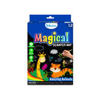 Skillmatics Magical Scratch Art Amazing Animals