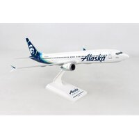 Sky Marks 1/130 Alaska B737 -MAX9 Plastic Model Aircraft