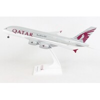 Sky Marks 1/200 Qatar A380 W/ Gear "Athba" A7-APA Diecast Aircraft