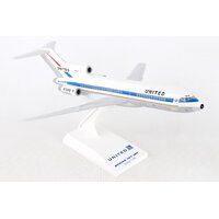 Sky Marks 1/150 United B727-100 'Museum Of Flight' Plastic Model Aircraft