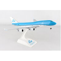 Sky Marks 1/200 KLM B747-400 w/Gear (New Livery) Plastic Model Aircraft