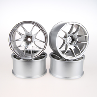 Speedline Wheel Rims 10 Spoke Offset 5 Matte-Silver 4pcs SL025S8