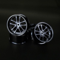 Speedline Bigger Size 2.2 10 Spoke Offset 5 Black Titanium 4PCS