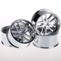 Speedline 2 Tone LX Bigger Size 2.2 10 Spoke Offset 5 Matt Silver/Chrome