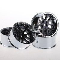 Speedline 2 Tone LX Bigger Size 2.2 10 Spoke Offset 7 Black/Chrome