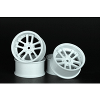 Speedline Standard Size 10 Spoke Offset 6 White 4pcs SL186W1