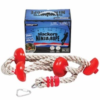 Slackers - Ninja Climbing Rope 8 wFoot Holds