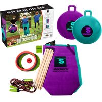 Slackers Ninja Obstacle Course With Bounce Balls