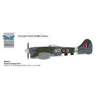 Hobby Master 1/72 Hawker Tempest Mk.V EJ705/ W2-X, No.80 Squadron RAF, 2nd TAF, Autumn 1944 Die-Cast Aircraft