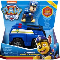 Paw Patrol Chase Figurine with Patrol Cruiser