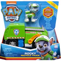 Paw Patrol Rocky Figurine with Recycle Truck
