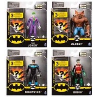 Batman 4 Basic Figure with Accessories - NO BATMAN (Assorted Styles)