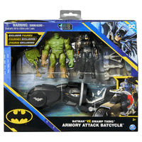 Batman Batcycle with 4" Figures