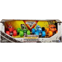 Monster Jam 1/64 Diecast 4 Pack Tough Treads
