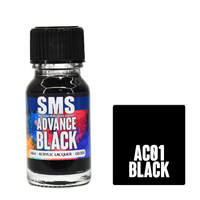 Scale Modellers Supply Advance Black 10ml Acrylic Paint