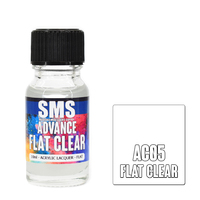 Scale Modellers Supply Advance Flat Clear 10ml Acrylic Paint