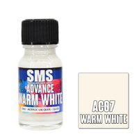 Scale Modellers Supply Advance Warm White 10ml Acrylic Paint