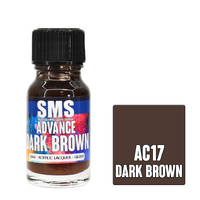 Scale Modellers Supply Advance Dark Brown 10ml Acrylic Paint