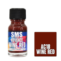 Scale Modellers Supply Advance Wine Red 10ml Acrylic Paint