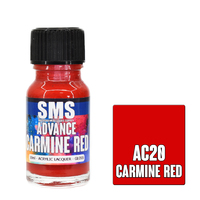 Scale Modellers Supply Advance Carmine Red 10ml Acrylic Paint