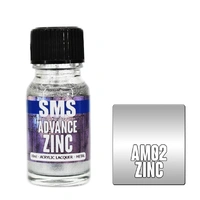 Scale Modellers Supply Advance Metallic Zinc 10ml Acrylic Paint