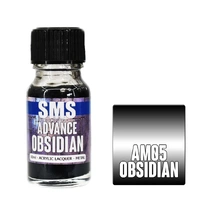 Scale Modellers Supply Advance Metallic Obsidian 10ml Acrylic Paint